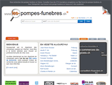 Tablet Screenshot of les-pompes-funebres.com